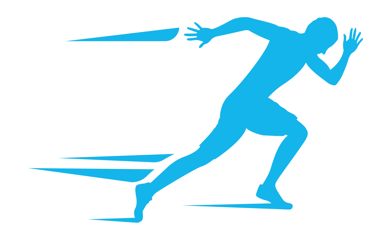 Fitness Express running-man mark